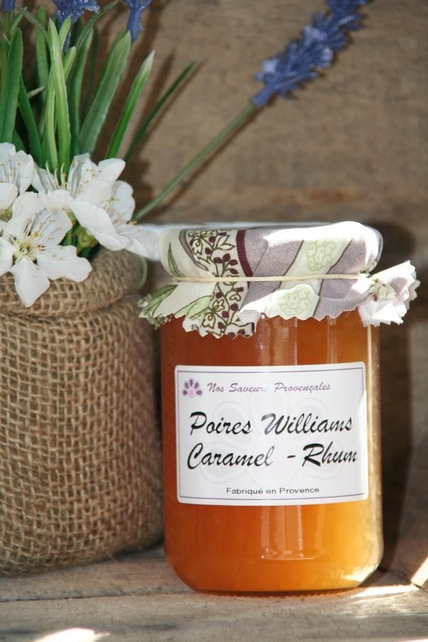 Poires Williams Caramel-Rhum