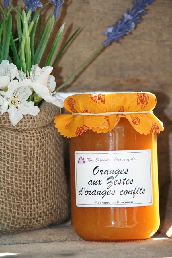 Oranges aux Zestes d'Oranges Confits