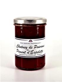 Chutney de Poivrons au Piment d´Espelette. 220gr