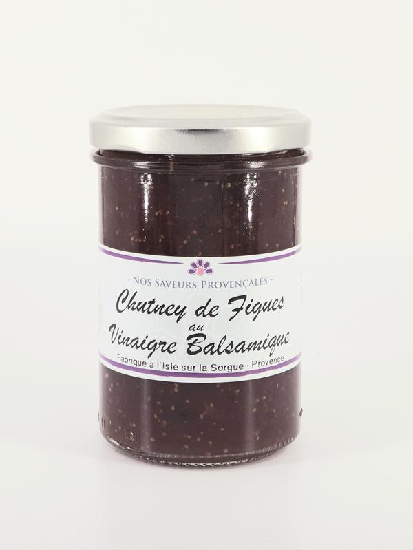 Chutney de Figues au Vinaigre Balsamique 220gr | Nos saveurs